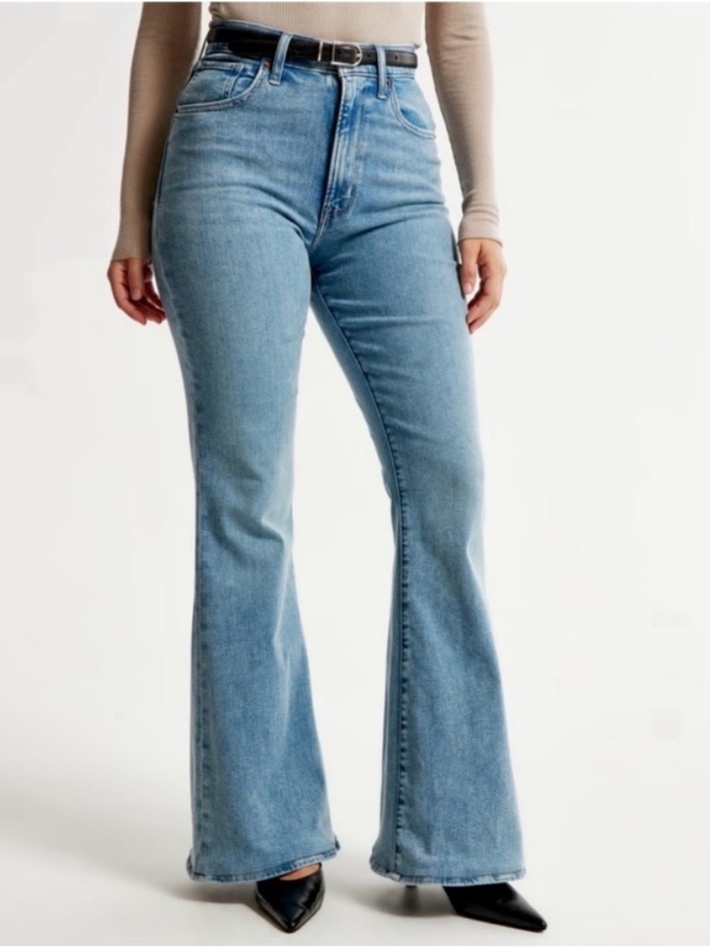 The Flare Ultra High Rise Abercrombie Jeans